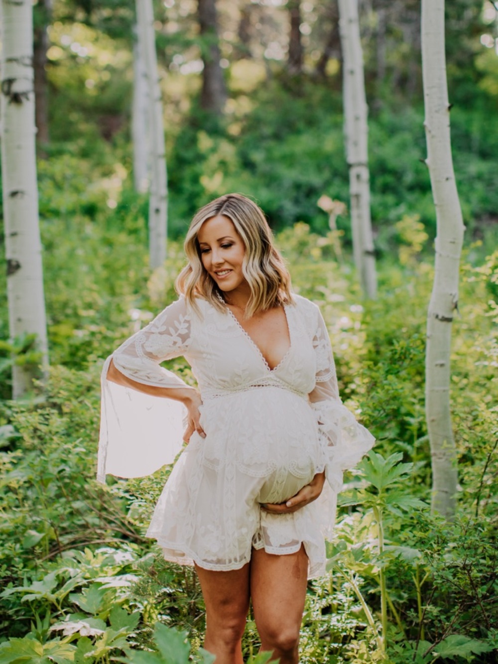 White Lace V-Neck Vici Dolls Dress
